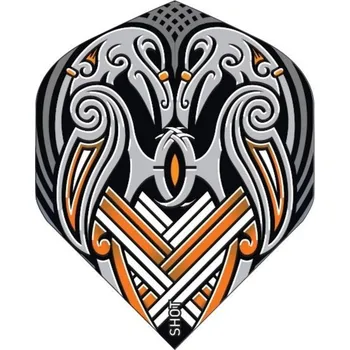 Letky na šipky Shot Viking Raven No2, černé