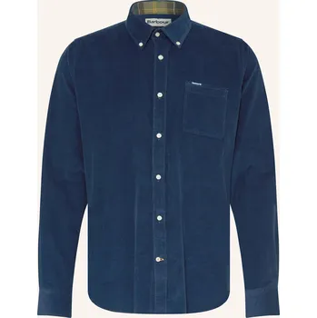 Pánská košile Barbour Pánská Manšestrová Košile Ramsey Tailored Fit, modrá, 38