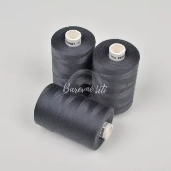 Niť Antracit Premium, UNIPOL 1000m NEW (Nitě)