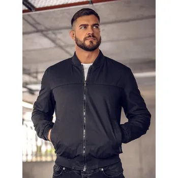 Černá pánská oboustranná přechodná bomber bunda Bolf 84M3005A - M