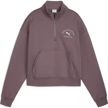 Dámská mikina Dámská Mikina PUMA PUMA CLASS COMFORT H-Z SHORT CREW FL 68813888 – Fialová XS