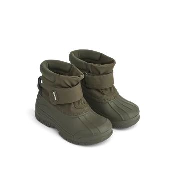 Pánská zimní obuv Liewood Zimní boty Becca Army brown Velikost obuvi: 22