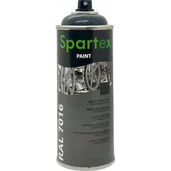 Barva ve spreji Spartex Akrylový lak Sprej RAL 7016 Antracit Lesk 400 ml