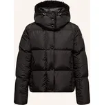 Moncler Dámská Péřová Bunda Castelnou S Plyšem, černá, 36