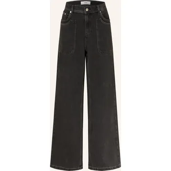 Dámské džíny Ba&Sh Dámské Wide Leg Džíny Noel, grey carbon, 34