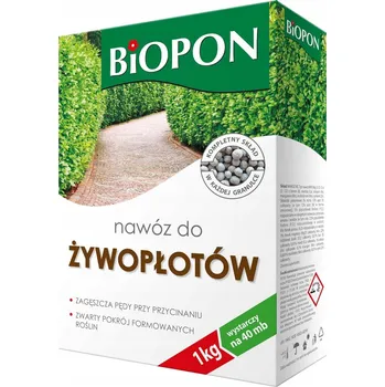 Hnojivo BROS BIOPON HNOJIVO NA ŽIVÉ PLOTY GRANULÁT 1KG