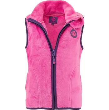 Pidilidi vesta dívčí chlupatá se stojáčkem, Pidilidi, PD1140-03, růžová 2024 Velikost: 128, SizeAge: 8let