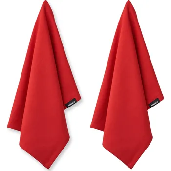 Utěrka Humdakin Utěrka z organické bavlny Rushing Red – set 2&nbsp;ks