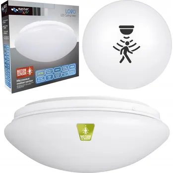 STROPNÍ SVÍTIDLO LED STROPNÍ SVÍTIDLO STROPNÍ PANEL NÁSTĚNNÝ 2xE27 mikrovlnný senzor