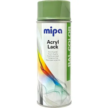 Barva ve spreji Akrylová Barva Mipa RAL 6011 rezedová zelená lesklá ve spreji 400ml