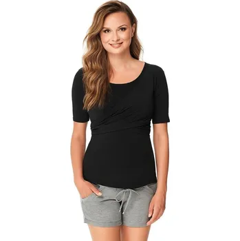 Kojicí a těhotenské tričko Guadara černé XL