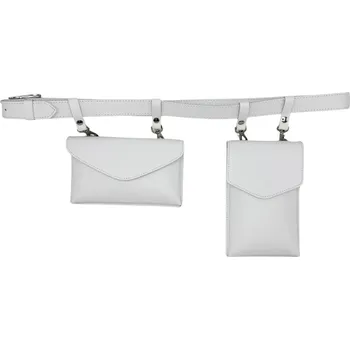 Opasek Kožený opasek s pouzdry Rouen ruga Barva: Bílá