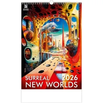 Kalendář Kalendář nástěnný 2026 - Surreal Worlds