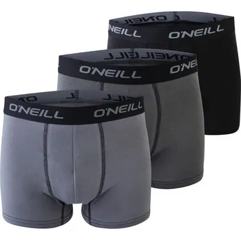 Pánské spodní prádlo ONeill O'Neill pánské boxerky šedá sada 3ks Velikost: 2XL