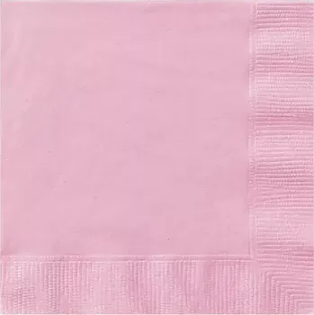 Papírový ubrousek Papírové party ubrousky světle růžové 20 ks