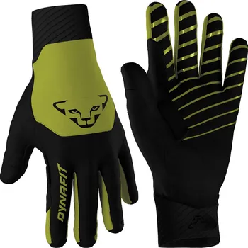 Rukavice Dynafit Blacklight Softshell golden lime 25/26 Barva: limetková / černá, Velikost: XL