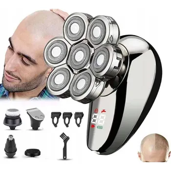 7-HLAVÁ ELEKTRICKÁ HOLICÍ STROJEK, STROJEK NA HOLENÍ PLEŠE