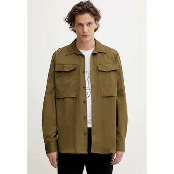 Pánská košile Bavlněná košile G-Star Cargo Pocket Regular pánská, zelená barva, regular, D26942-E077 D26942.E077 91X, vel. M