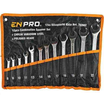 Ruční nářadí Klíče očkoploché, sada 8 - 22 mm, pouzdro, EnPro 702982
