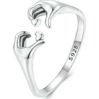 Prsten For Silver Prsten Srdce v rukou - Stříbro 925