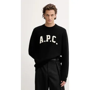 Dámský svetr Vlněný svetr A.P.C. pull jay WVBDK.H23458 černá 99X, vel. XL