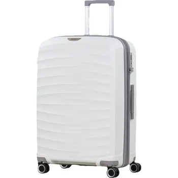 Cestovní kufr ROCK TR-0212/3-M PP - bílá 74 l + 15% expander + Sleva 5% s kódem AKCE5