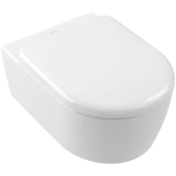 Klozet Villeroy & Boch Skyla Combi-Pack - SET závěsné WC TwistFlush[e³] + sedátko SoftClosing, CeramicPlus, alpská bílá 5656CLR1