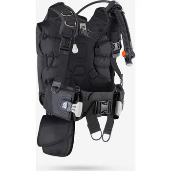 Pánská vesta DECATHLON Žaket na potápění s přístrojem SCD 500 B L ČERNÁ|ŠEDÁ