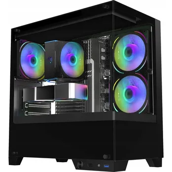 Stolní počítač GLASS Q1 RGB Ryzen 7 5700X RTX 5060 Ti 32GB SSD 1TB WIFI W11 DLSS 4