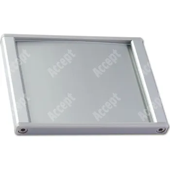 Informační tabulka Stříbrná dveřní tabulka Klassik Plus 103 o velikosti&nbsp;75 x 103 mm