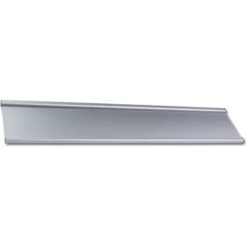 Informační tabulka Stříbrná dveřní tabulka Klassik Inox 087 o velikosti&nbsp;420 x 87 mm
