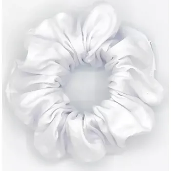 Scrunchie gumička bílá XXL
