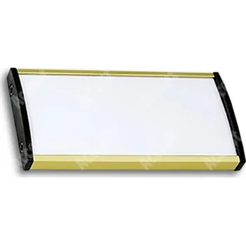 Informační tabulka Zlatá dveřní tabulka Plato Plus 050&nbsp;o velikosti&nbsp;105 x 50 mm