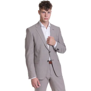 Pánský oblek Pánský oblek Barva: Hnědá, Velikost: 106, Střih: SLIM FIT