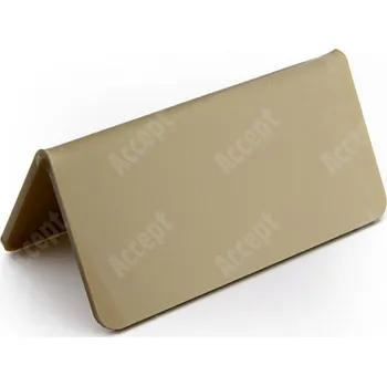 Jmenovka na stůl Akrylátový stojánek (115x60mm) - zlatý stojánek