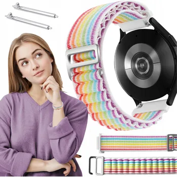 Příslušenství k chytrým hodinkám Řemínek pro Huawei Watch GT 5 41mm chytré hodinky, vícebarevný řemínek 18mm