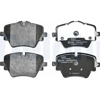 Brzdová destička DELPHI LP3883 Sada brzdových destiček, kotoučová brzda (LP3883)