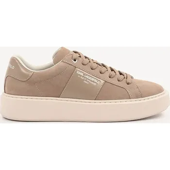 Pánská obuv Nubukové tenisky Karl Lagerfeld MAXI KUP RSG KL52218.2TN béžová 80X, EUR 44
