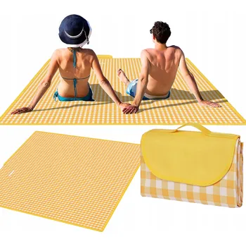 Pikniková deka Podložka Skutečné Ceny Pikniková PIKNIKOVÁ DEKA na pláž, voděodolná PODLOŽKA/deka 200x20 obdélníková 200 x 200 cm