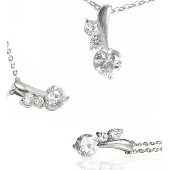 Přívěsek Přívěsek se zirkony - 1Ks