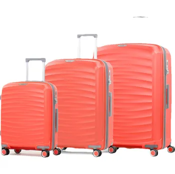 Sada cestovních kufrů ROCK TR-0212/3 PP - oranžová 120 l / 74 l / 35 l + 15% expander + Sleva 5% s kódem AKCE5