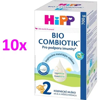 Kojenecká výživa HiPP 2 BIO Combiotik 700 g 10ks