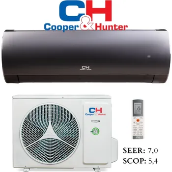 Klimatizace Set nástěnné klimatizace Cooper&Hunter DAYTONA CARBON BLACK 7,1 kW CH-S24FTXD2-BL