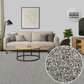 Koberec Metrážový koberec Breno BELLAGIO 90 Označení šíře role: 5 m