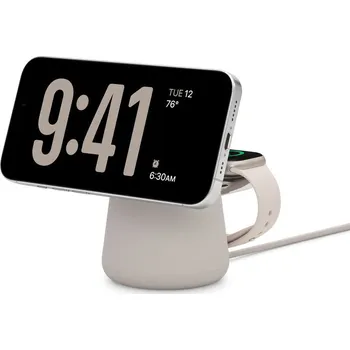 MagSafe bezdrátový nabíjecí dok Belkin 2v1 - pískový