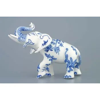 Jednorázové nádobí slon cibulák reklamní 18 cm originální český porcelán Dubí 2.jakost