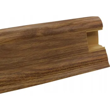 Podlahová lišta Koncovka pravá Soklová podlahová lišta SLK50 W475 Ořech authentic