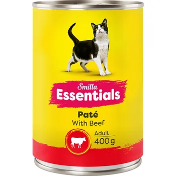 Krmivo pro kočku 24ks-24x400g Smilla Essentials Paté v konzervě smíšené balení vlhké krmivo pro kočky