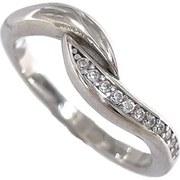 Prsten Stříbrný prsten vlnky velikost prstenu 54