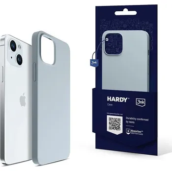 Pouzdro na mobilní telefon 3mk ochranný kryt HARDY Silicone MagCase pro Apple iPhone 15, Blue 5903108530965